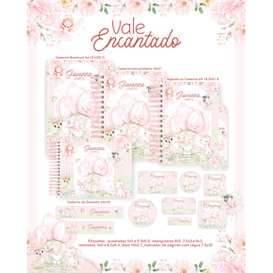 Encadernação Vale Encantado Volta às Aulas Completo