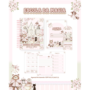 Encadernação Escola da Magia Volta às Aulas Completo