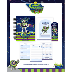 Encadernação Buzz Lightyear - Volta às Aulas Completo