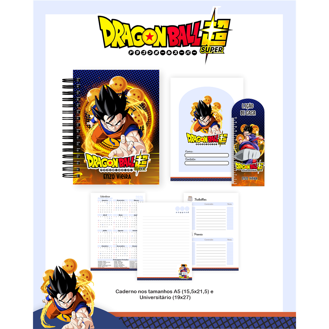 Encadernação Dragon Ball Super - Volta às Aulas  4