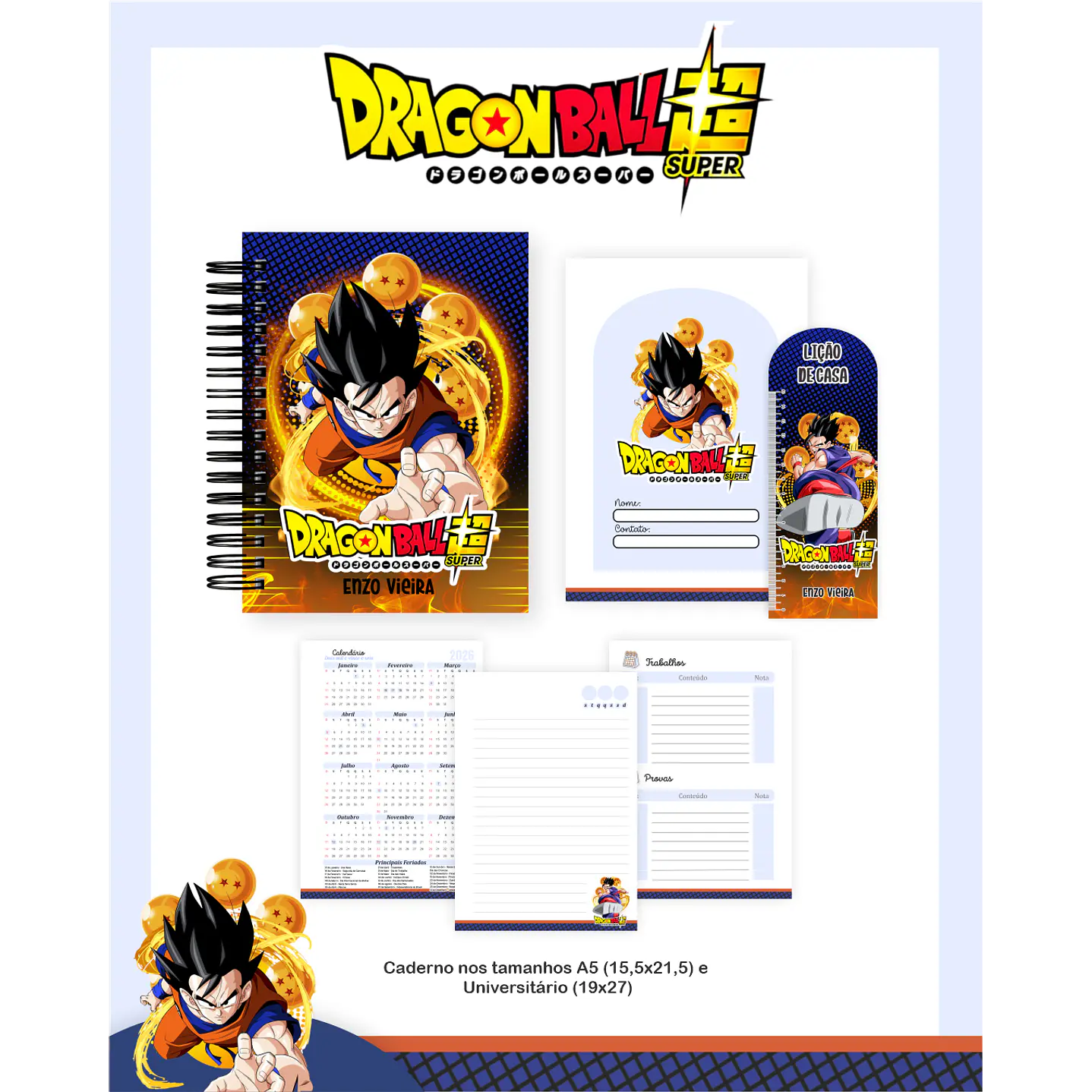 Encadernação Dragon Ball Super - Volta às Aulas  4