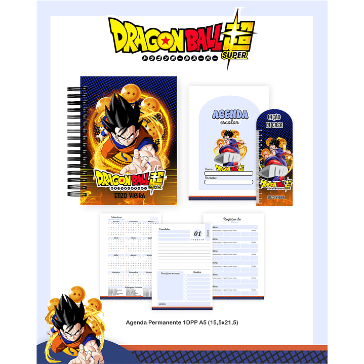 Encadernação Dragon Ball Super - Volta às Aulas  2