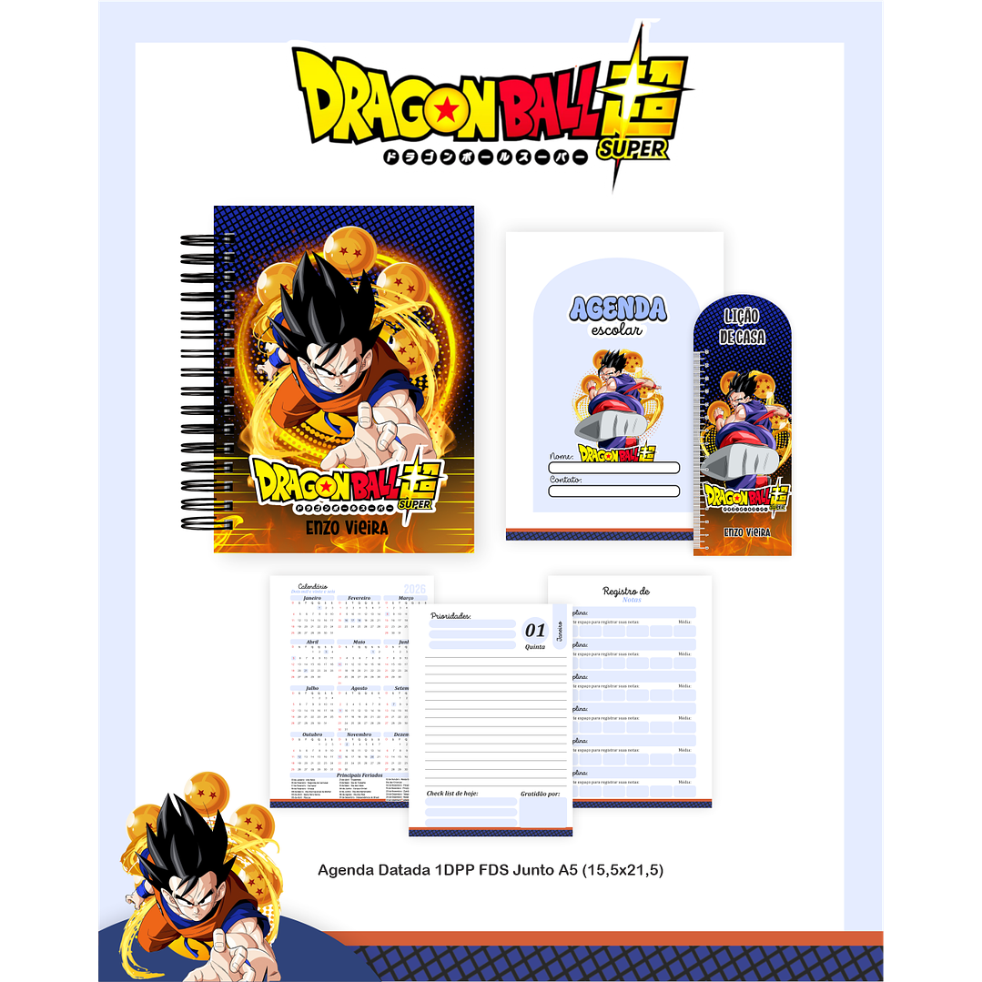 Encadernação Dragon Ball Super - Volta às Aulas  5
