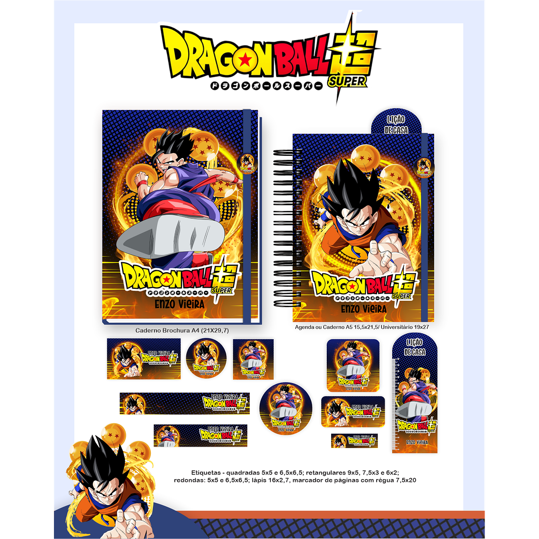Encadernação Dragon Ball Super - Volta às Aulas  6