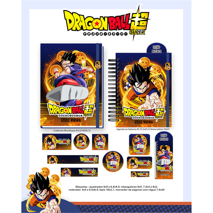 Encadernação Dragon Ball Super - Volta às Aulas  6