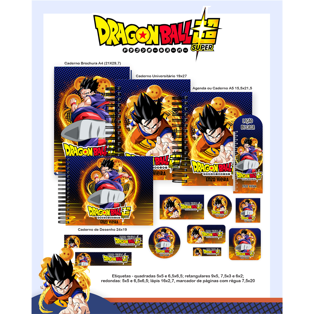 Encadernação Dragon Ball Super - Volta às Aulas  3