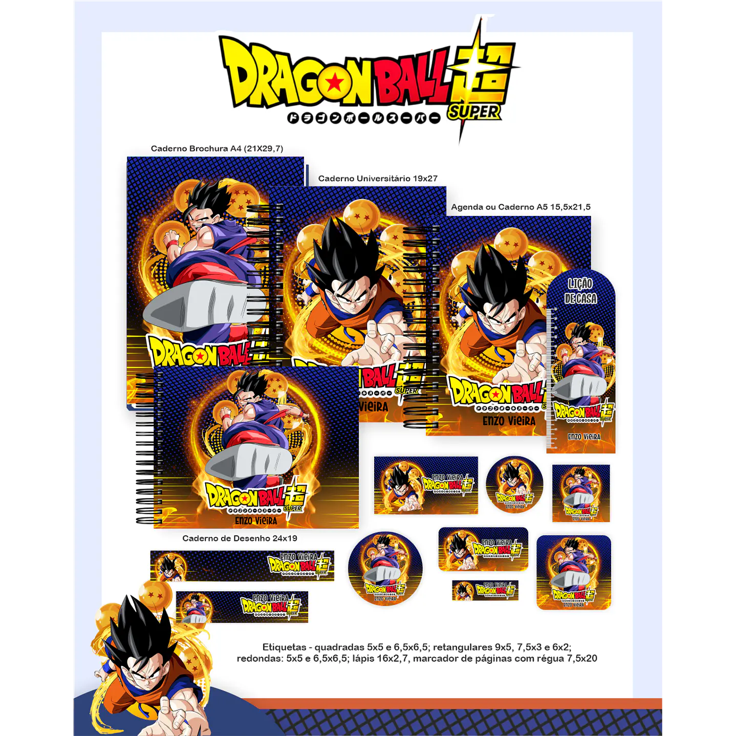 Encadernação Dragon Ball Super - Volta às Aulas  3