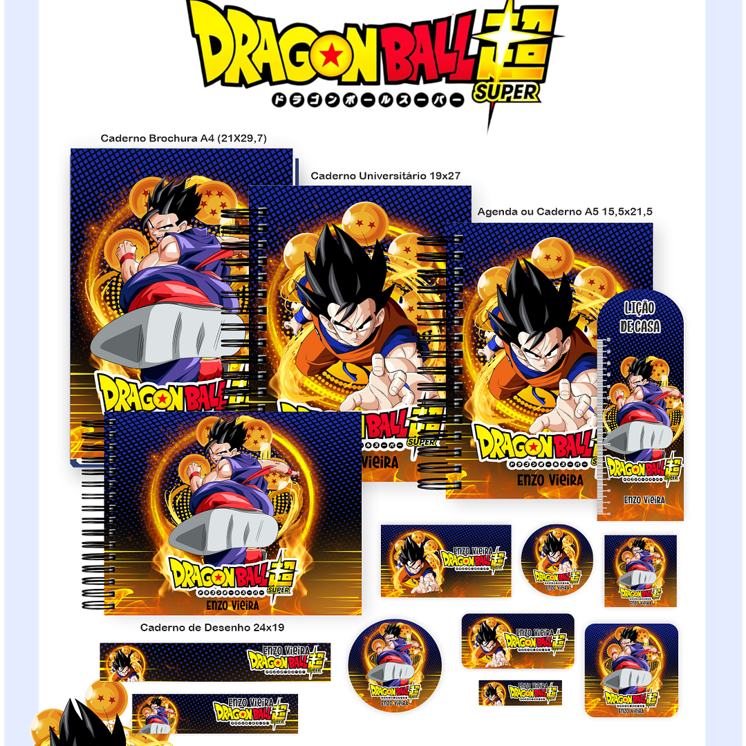 Encadernação Dragon Ball Super - Volta às Aulas  1