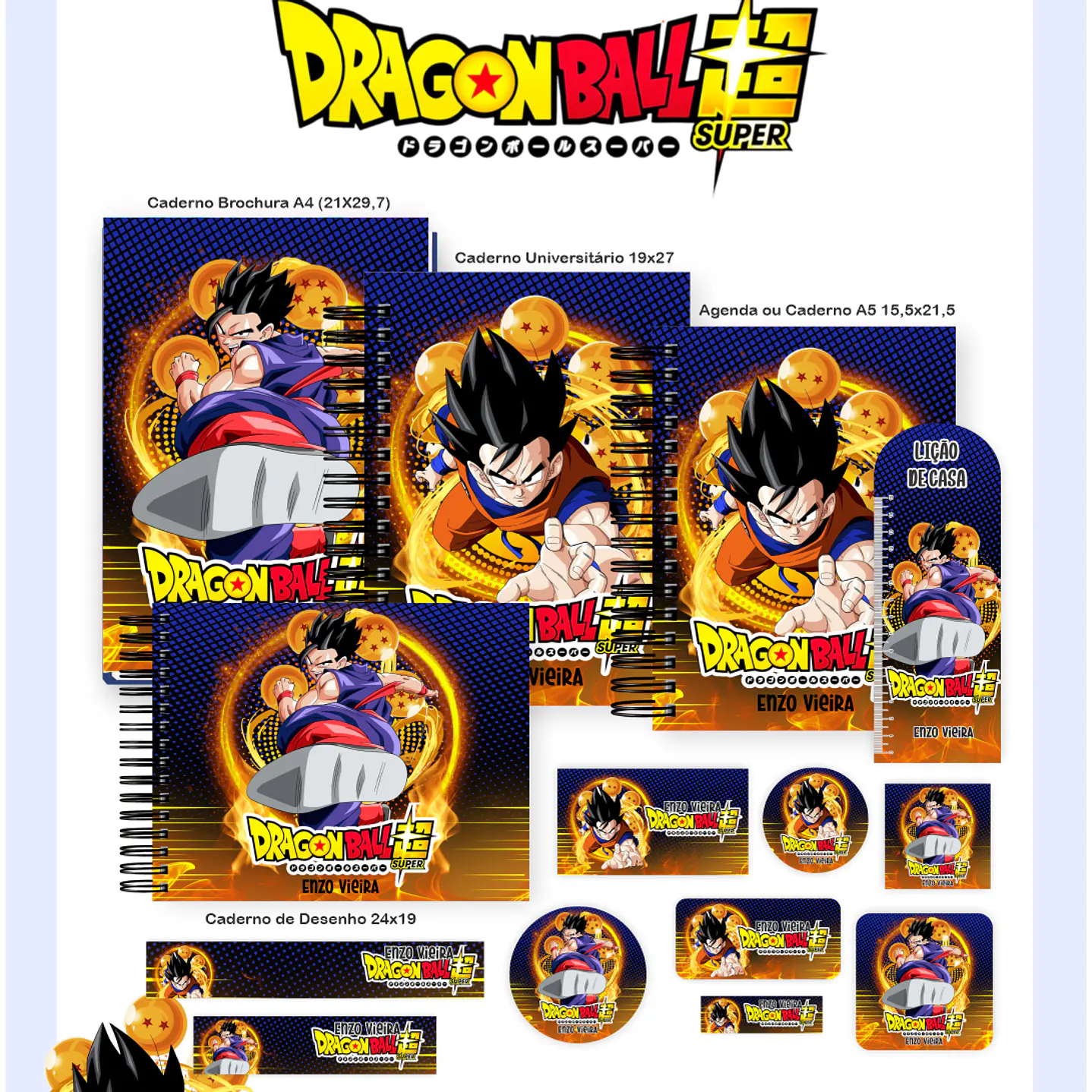 Encadernação Dragon Ball Super - Volta às Aulas  1