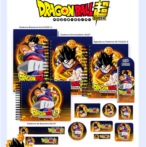 Encadernação Dragon Ball Super - Volta às Aulas 