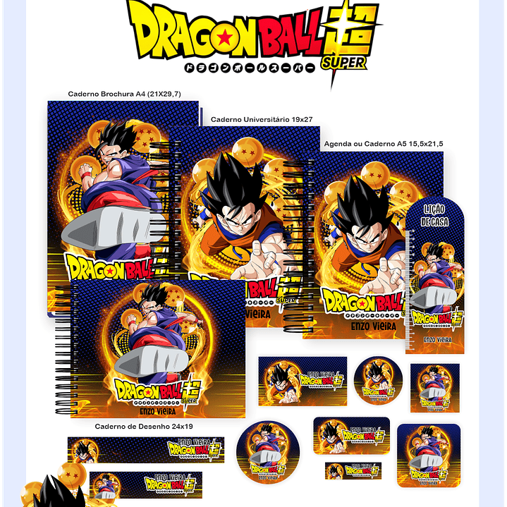 Encadernação Dragon Ball Super - Volta às Aulas  1