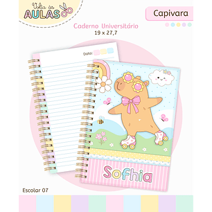 Kit Digital Encadernação Capivara - Volta às Aulas Completo