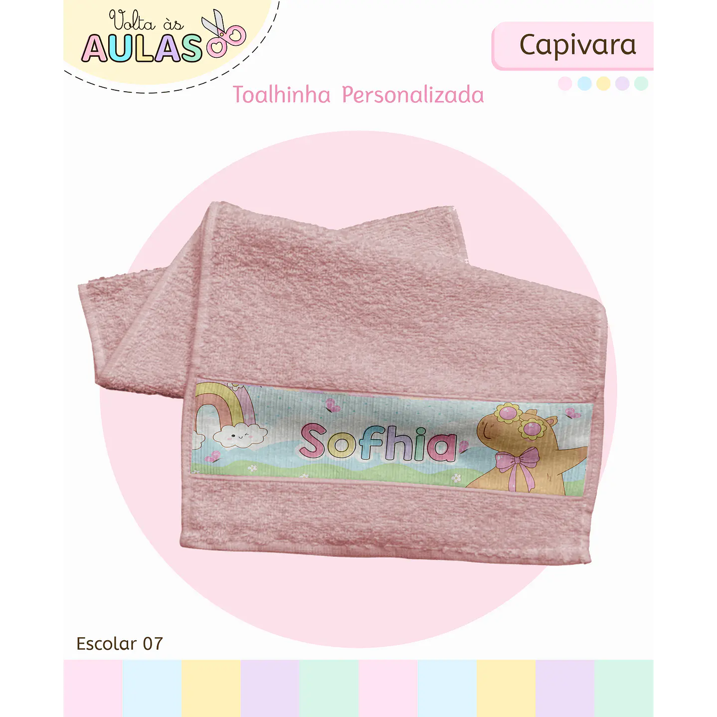 Kit Digital Encadernação Capivara - Volta às Aulas Completo 9