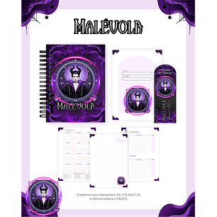 Encadernação Malévola  - Volta às Aulas Completo