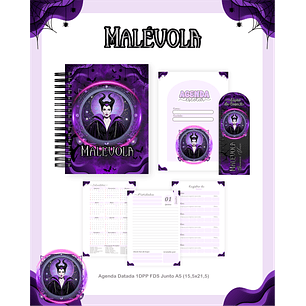 Encadernação Malévola  - Volta às Aulas Completo