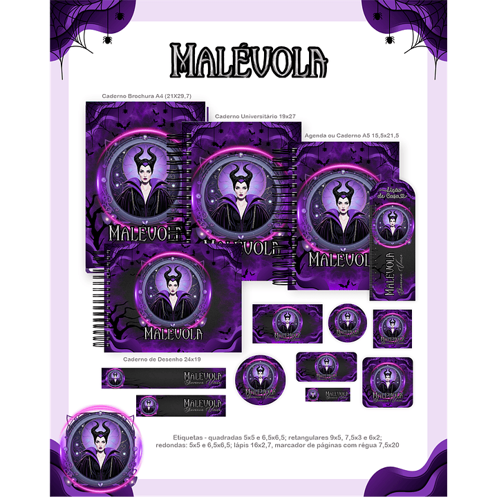 Encadernação Malévola  - Volta às Aulas Completo 5