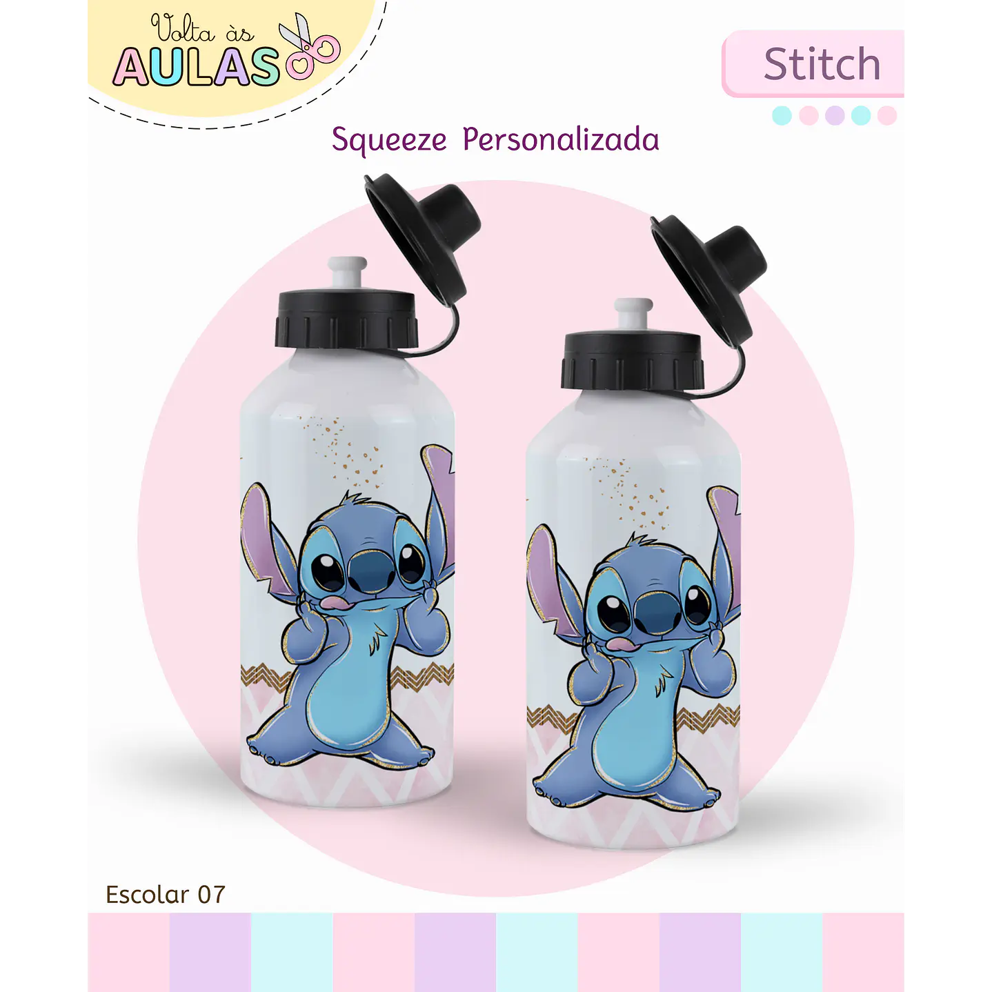 Encadernação Stitch - Volta às Aulas Completo 4