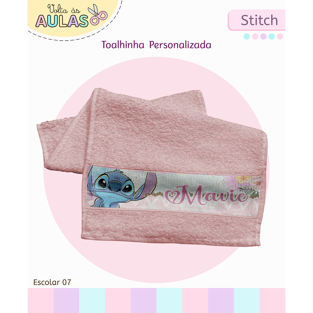 Encadernação Stitch - Volta às Aulas Completo 6