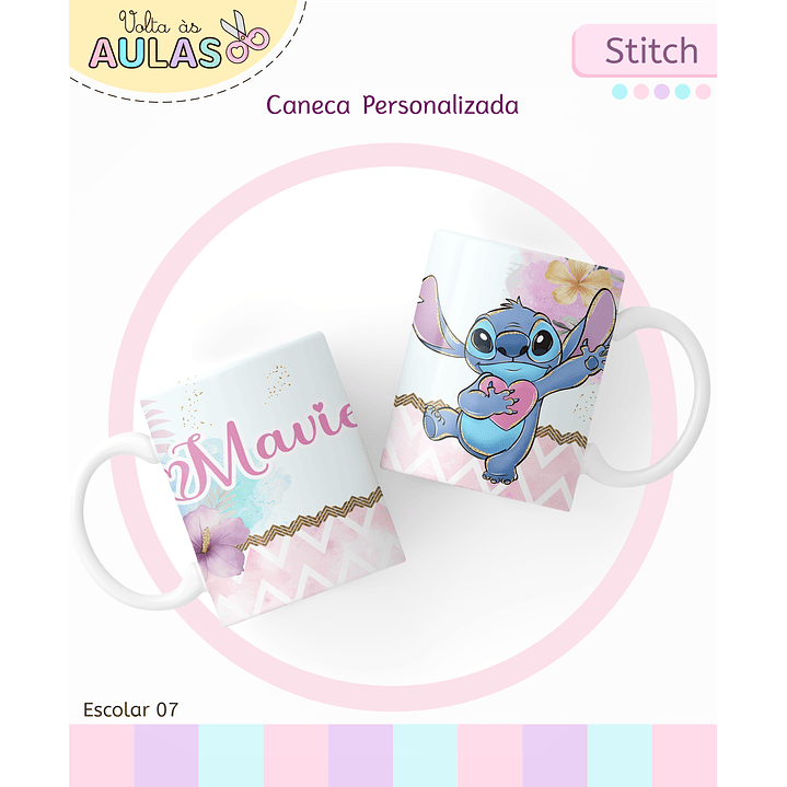 Encadernação Stitch - Volta às Aulas Completo 7