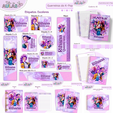 Encadernação Guerreiras do K-Pop – Volta às Aulas Completo