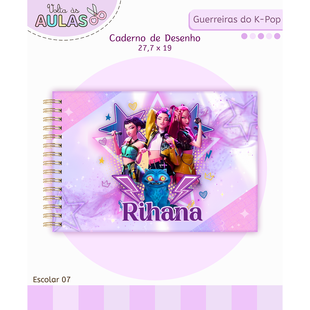 Encadernação Guerreiras do K-Pop – Volta às Aulas Completo 4