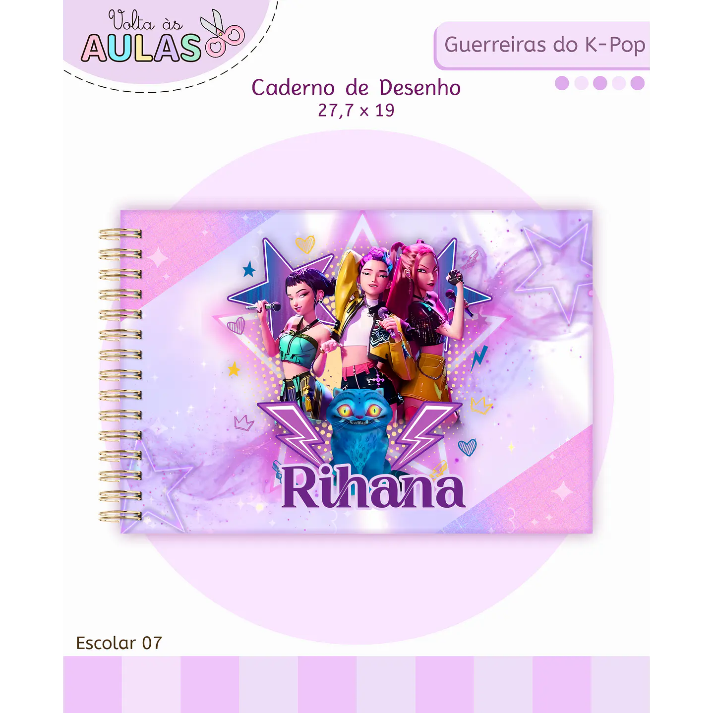 Encadernação Guerreiras do K-Pop – Volta às Aulas Completo 4