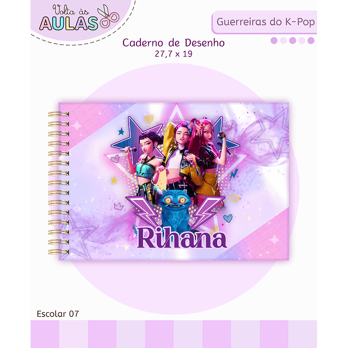 Encadernação Guerreiras do K-Pop – Volta às Aulas Completo 4