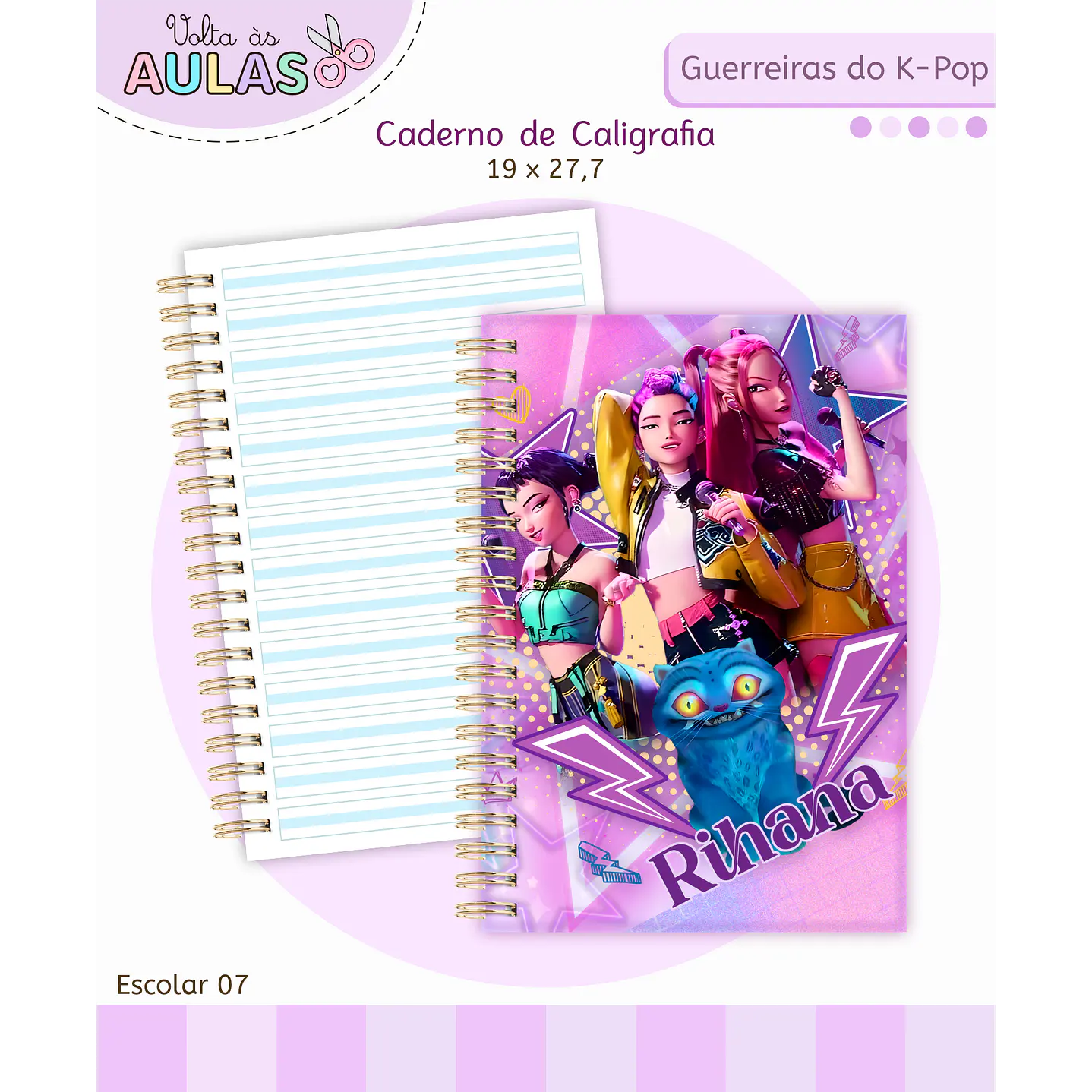 Encadernação Guerreiras do K-Pop – Volta às Aulas Completo 5