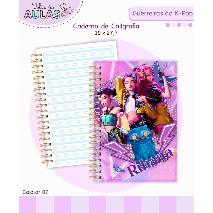 Encadernação Guerreiras do K-Pop – Volta às Aulas Completo 5