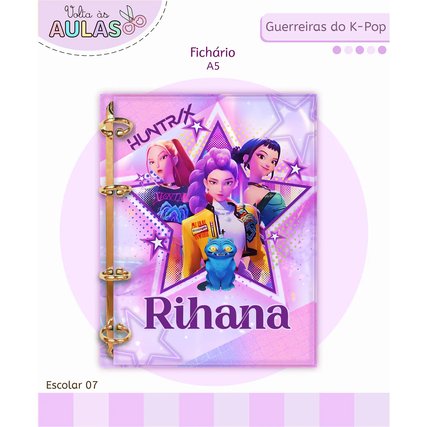 Encadernação Guerreiras do K-Pop – Volta às Aulas Completo 6