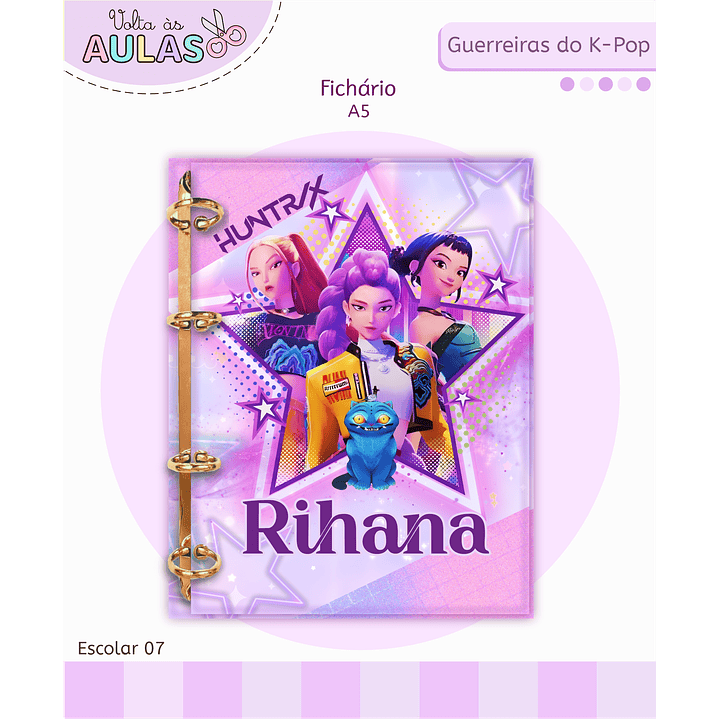 Encadernação Guerreiras do K-Pop – Volta às Aulas Completo 6