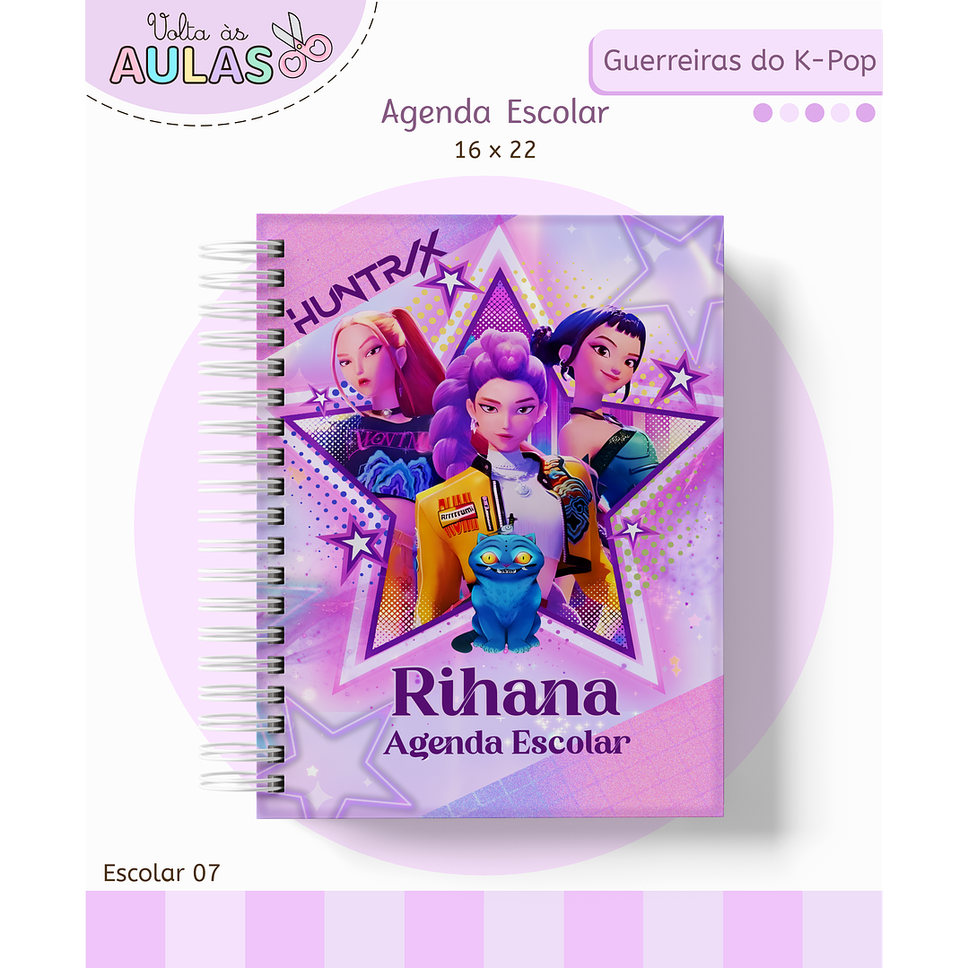 Encadernação Guerreiras do K-Pop – Volta às Aulas Completo 8