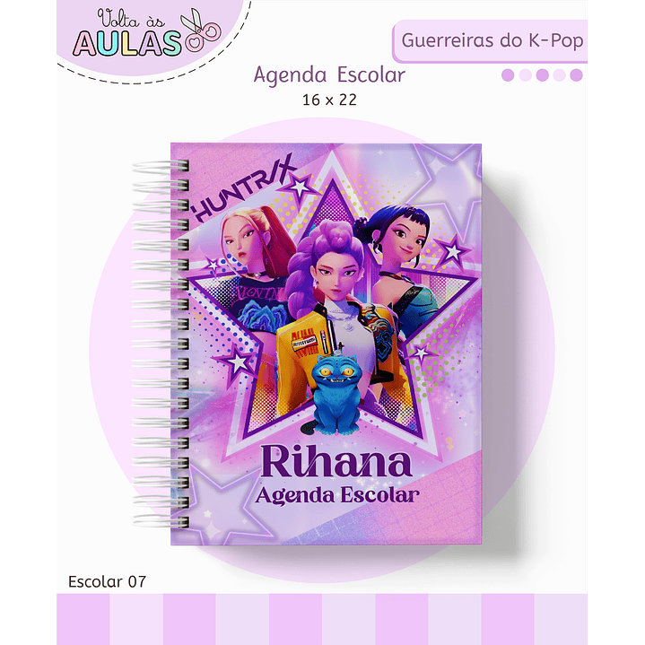 Encadernação Guerreiras do K-Pop – Volta às Aulas Completo 8