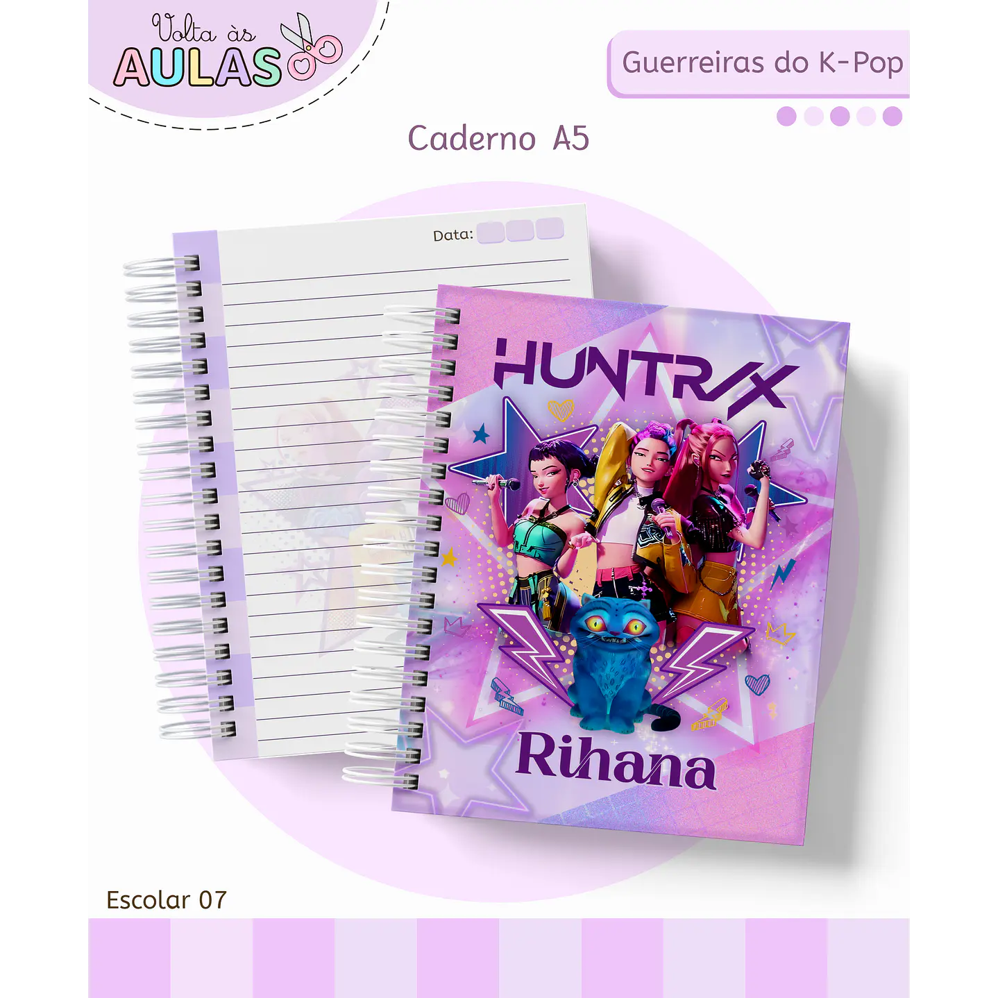 Encadernação Guerreiras do K-Pop – Volta às Aulas Completo 2