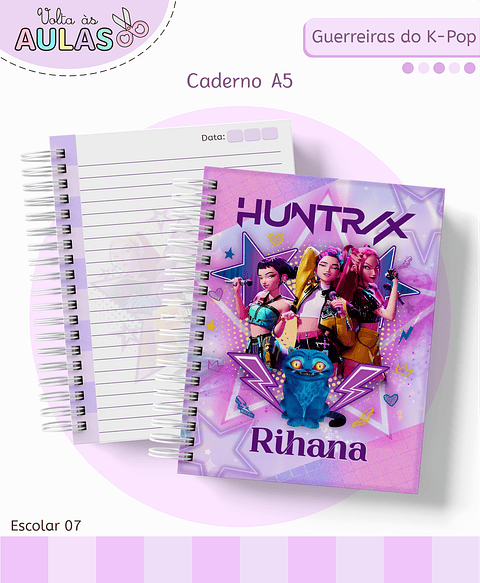 Encadernação Guerreiras do K-Pop – Volta às Aulas Completo