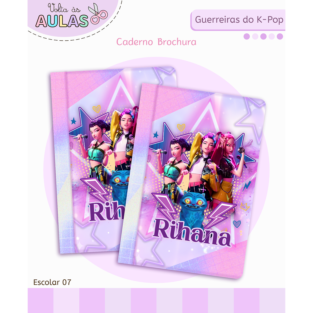 Encadernação Guerreiras do K-Pop – Volta às Aulas Completo 11
