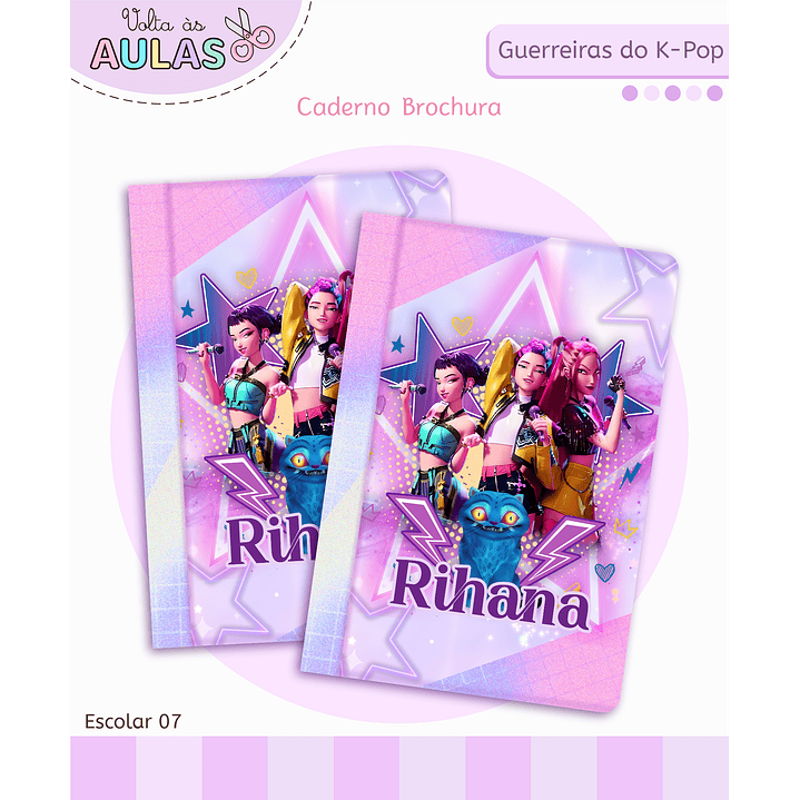 Encadernação Guerreiras do K-Pop – Volta às Aulas Completo 11