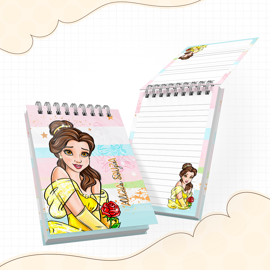 Encadernação e Agenda Permanente Bella  - Volta às aulas 5