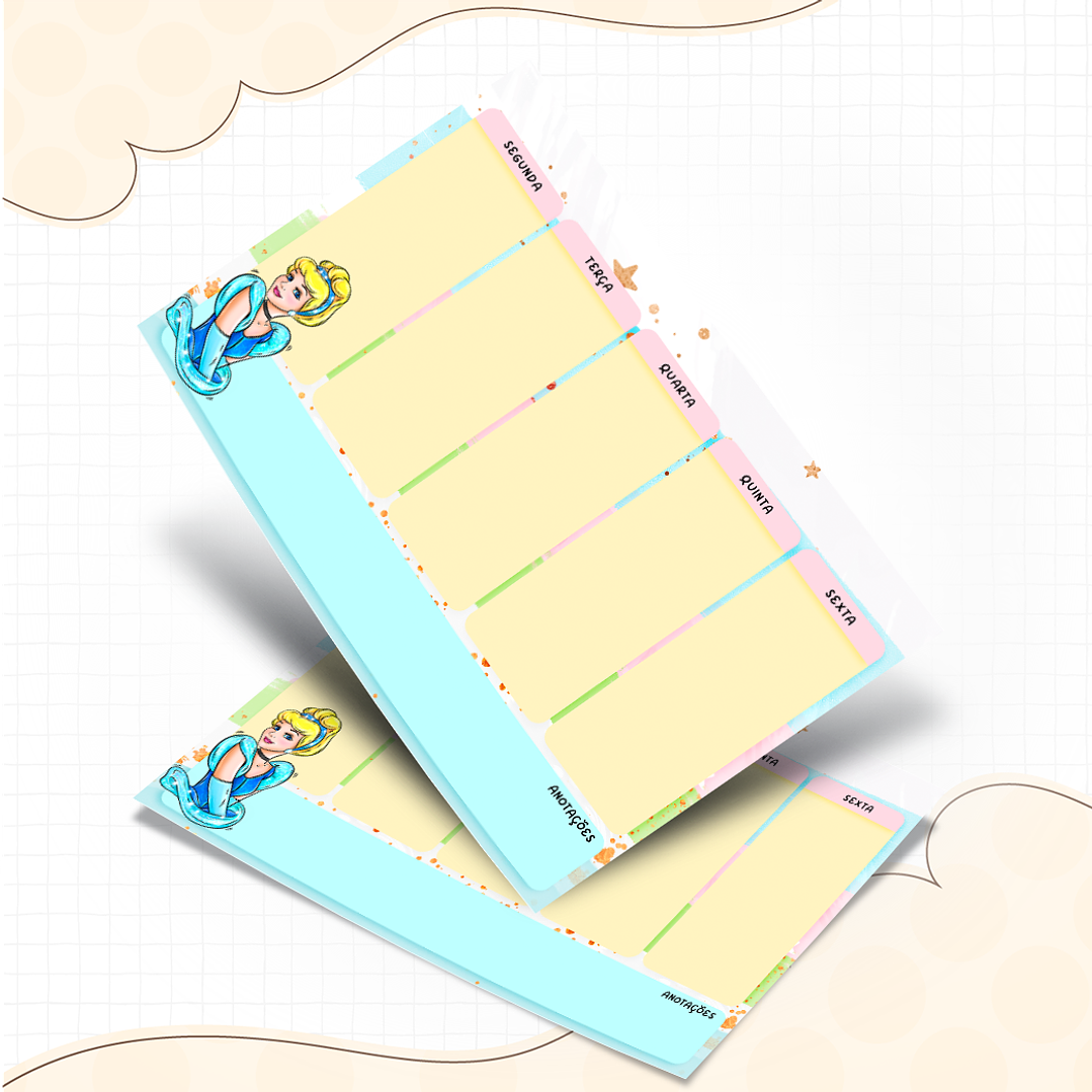 Kit digital Encadernação Cinderela - Volta às aulas 4