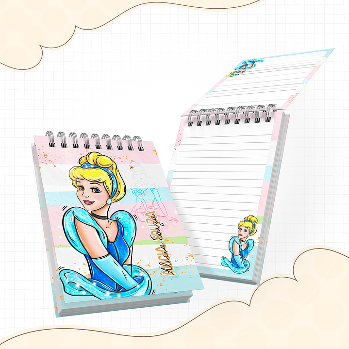 Kit digital Encadernação Cinderela - Volta às aulas 6