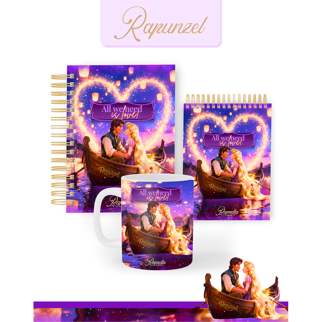 Encadernação Rapunzel Agenda e Planner 2026 7