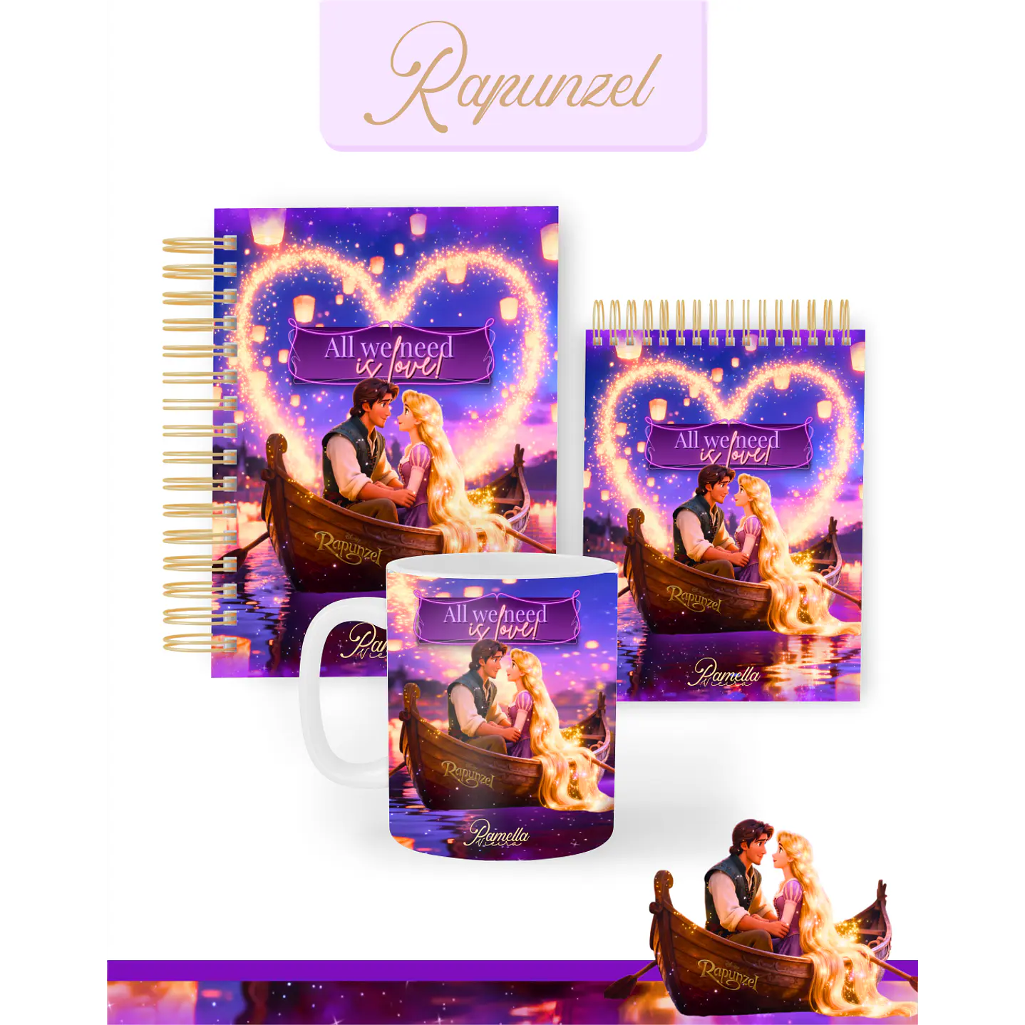 Encadernação Rapunzel Agenda e Planner 2026 7