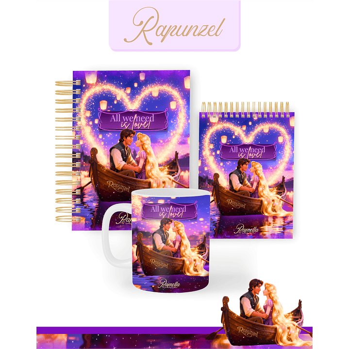 Encadernação Rapunzel Agenda e Planner 2026 7