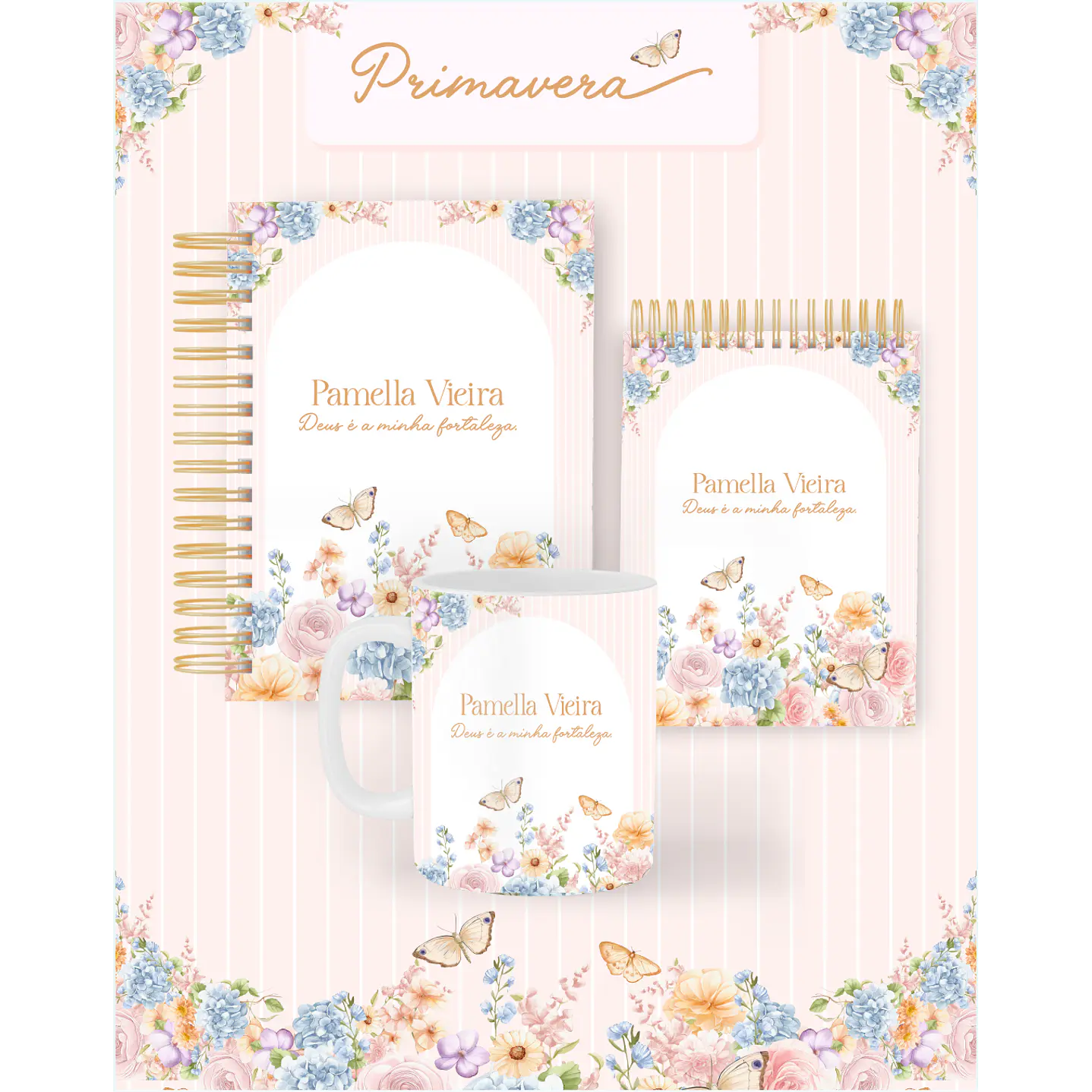 Pack papelaria 70 Temas com Agendas 2026, Planner e Notepads 6