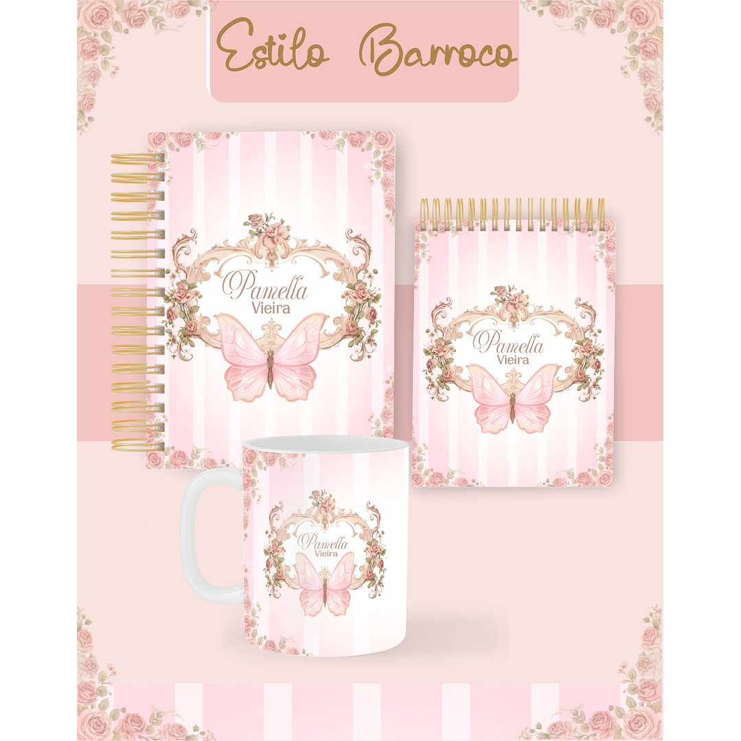 Pack papelaria 74 Temas com Agendas 2026, Planner e Notepads 8