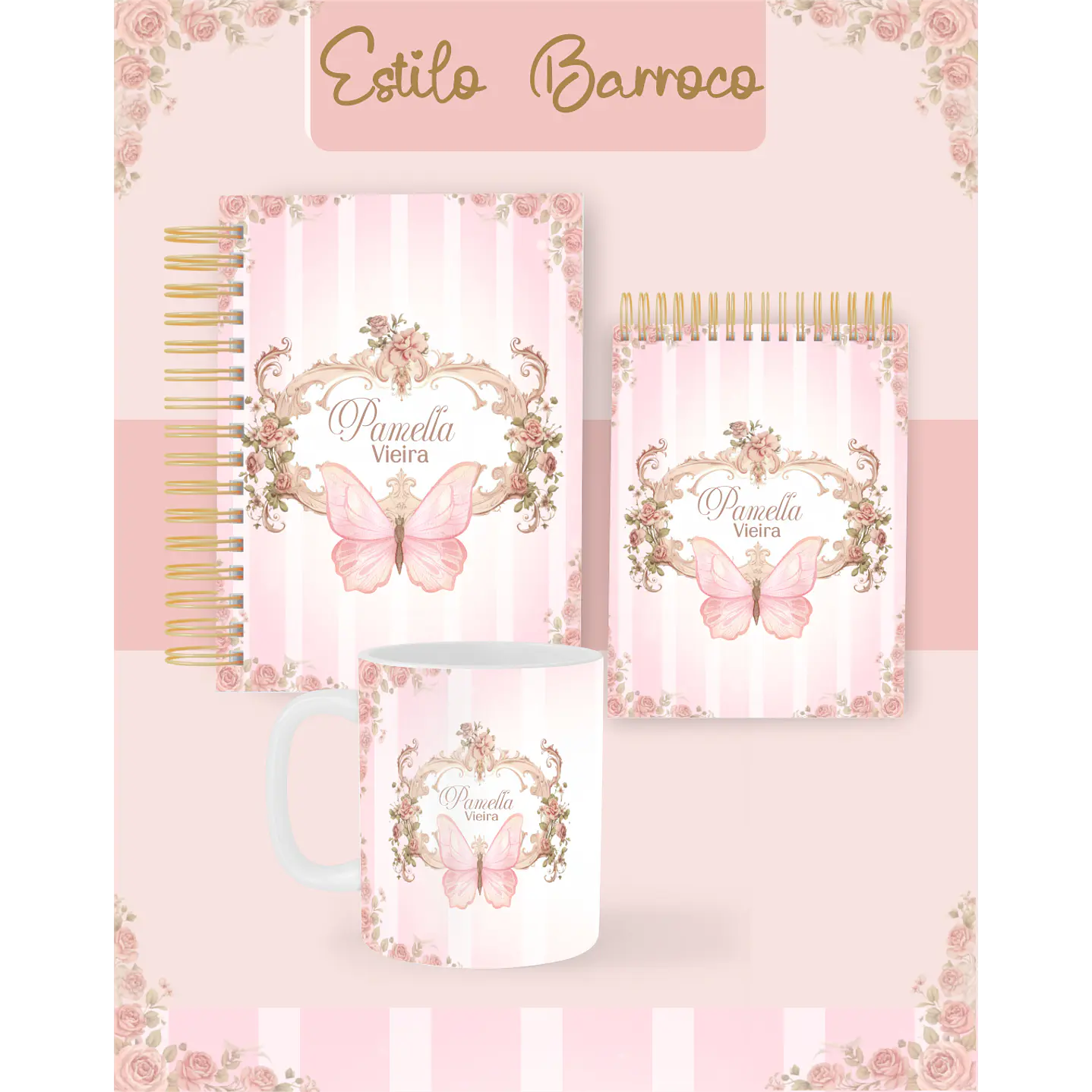 Pack papelaria 70 Temas com Agendas 2026, Planner e Notepads 8