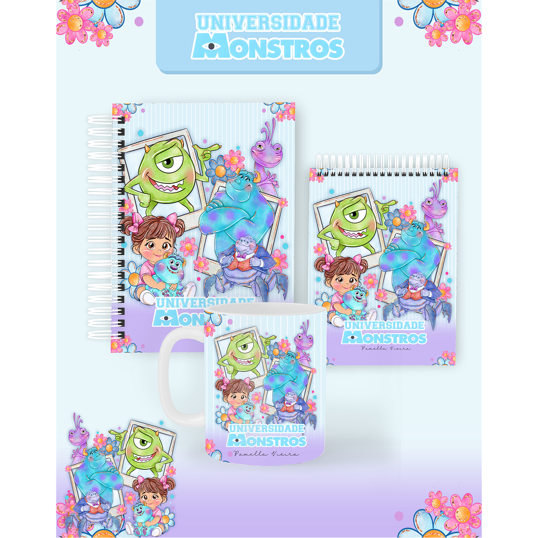 Pack papelaria 74 Temas com Agendas 2026, Planner e Notepads 9