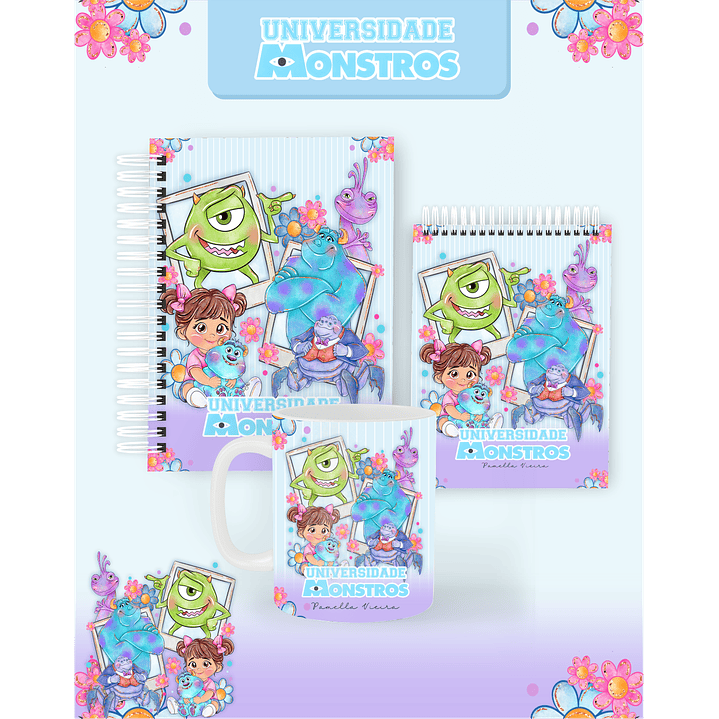 Pack papelaria 74 Temas com Agendas 2026, Planner e Notepads 9