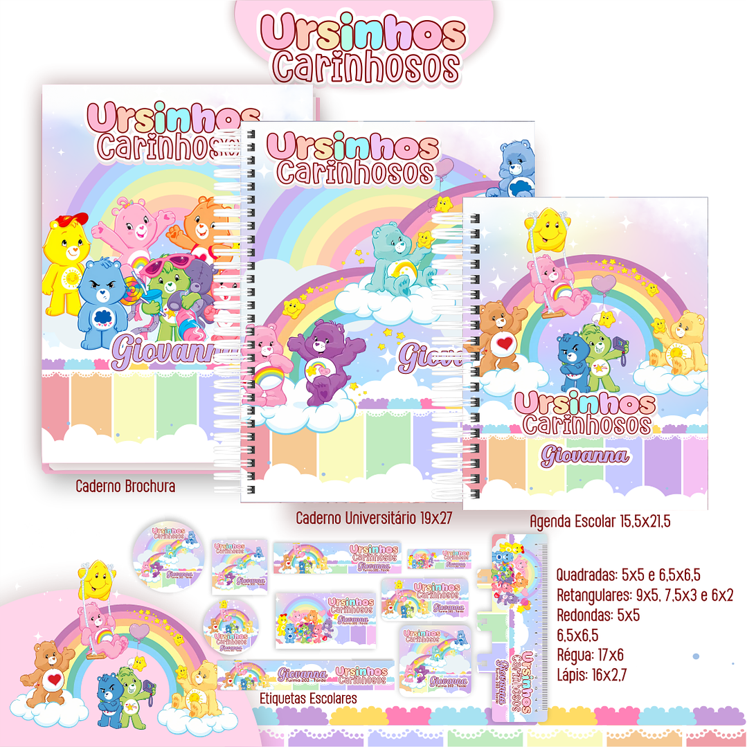 Pack Encadernação 50 Temas Variados - Volta às Aulas  4