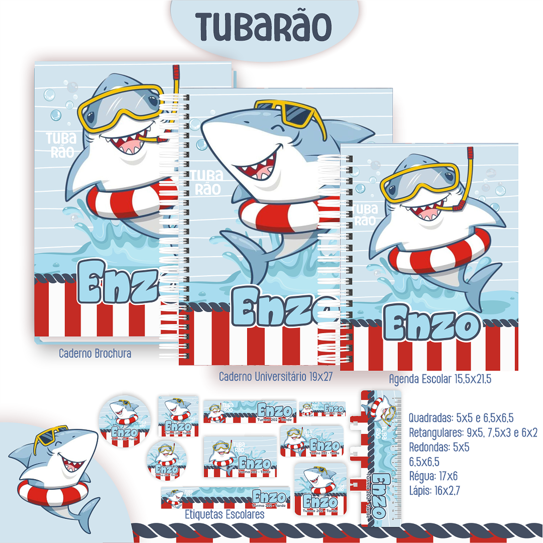 Pack Encadernação 50 Temas Variados - Volta às Aulas  6